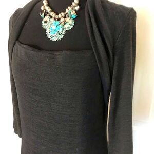 BMoss L Flattering Black Dress!